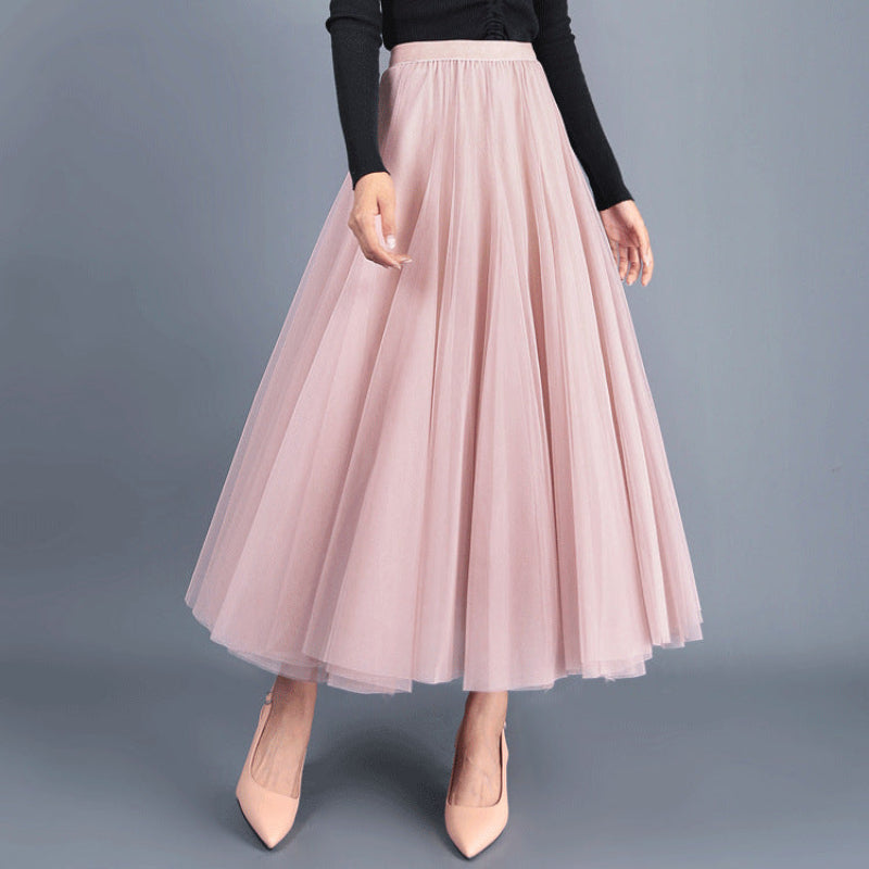 Eleganter Damen-Maxirock mit A-Linie für festliche Anlässe