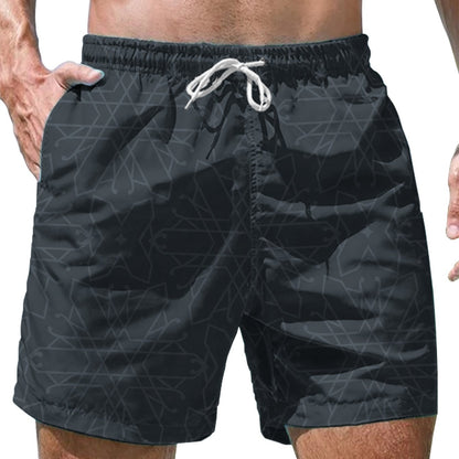 Herren Badeshorts mit Kordelzug – Sportliche Badehose für Strand und Freizeit