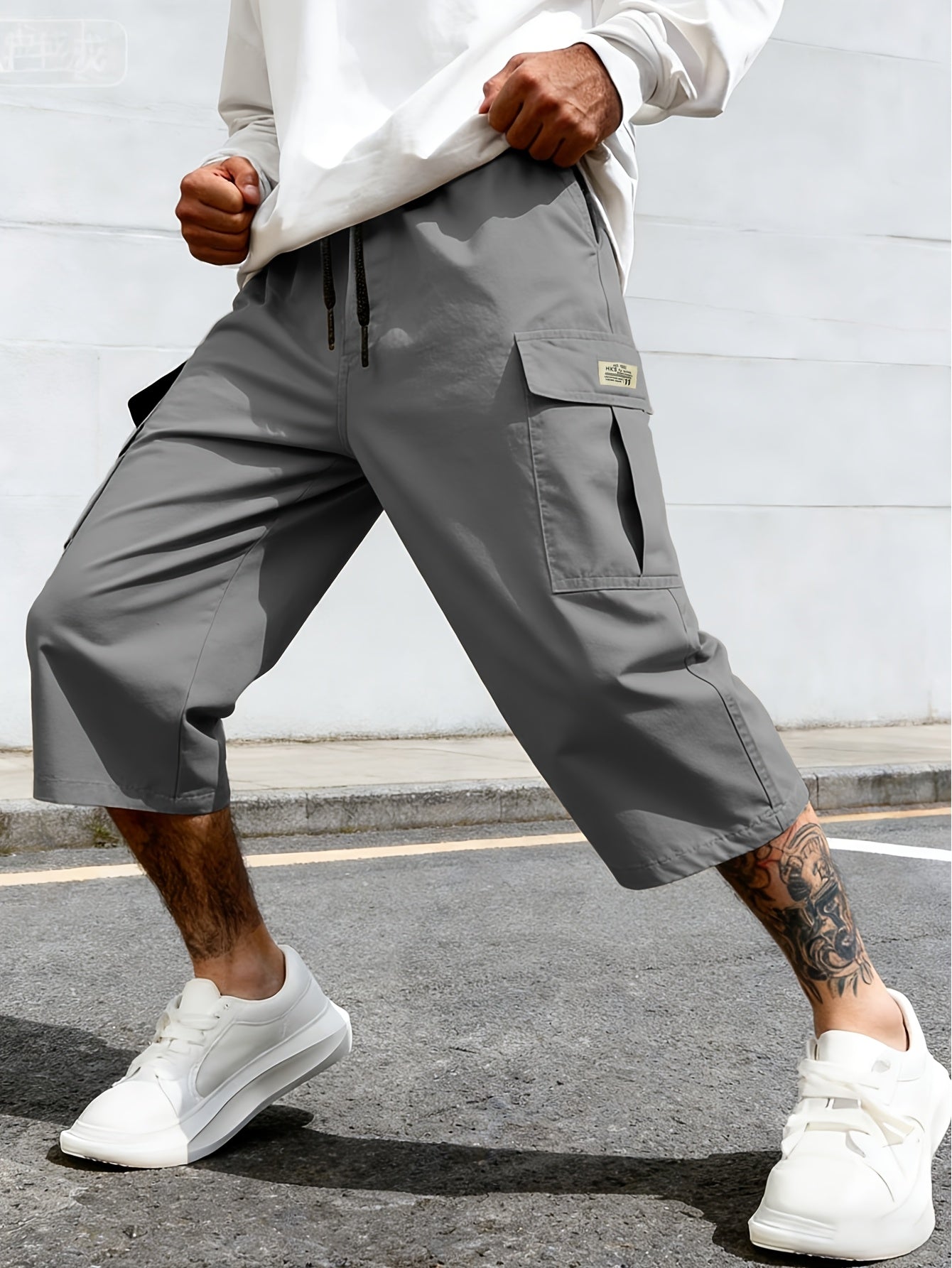 Herren Streetwear Cargo Shorts Freizeit Bermuda Urban Style