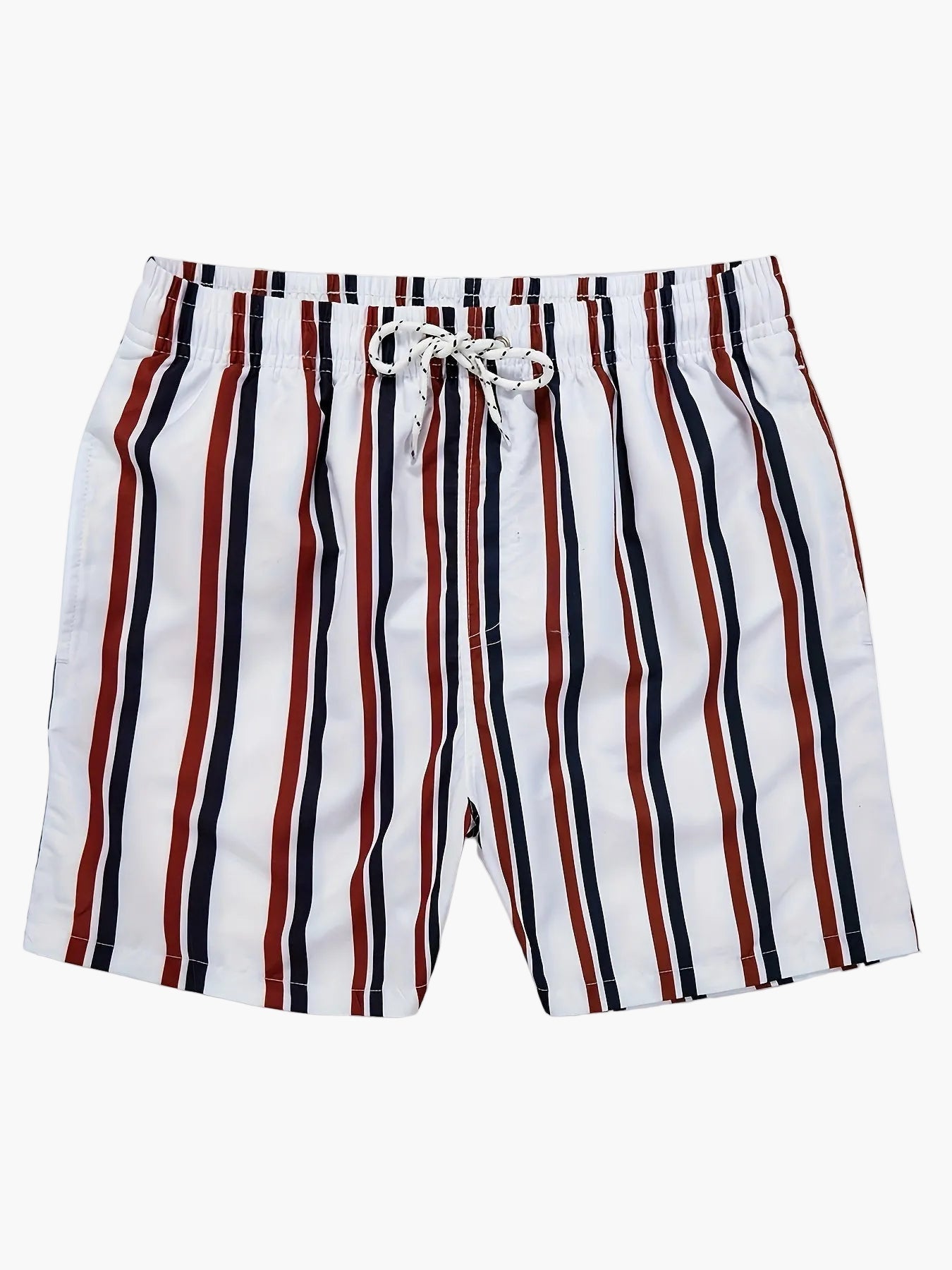 Herren Badeshorts im modernen Streifen-Design – Freizeit & Strandmode