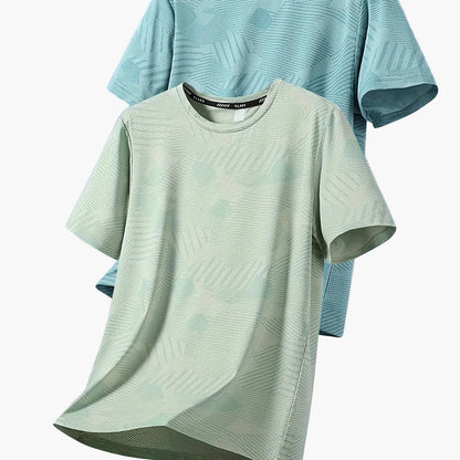 Herren Freizeit T-Shirt Set – Atmungsaktive Kurzarmshirts für Alltag und Sport