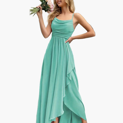 Elegantes Damen-Abendkleid Maxilänge – Stilvolles Fit & Flare Design für festliche Anlässe