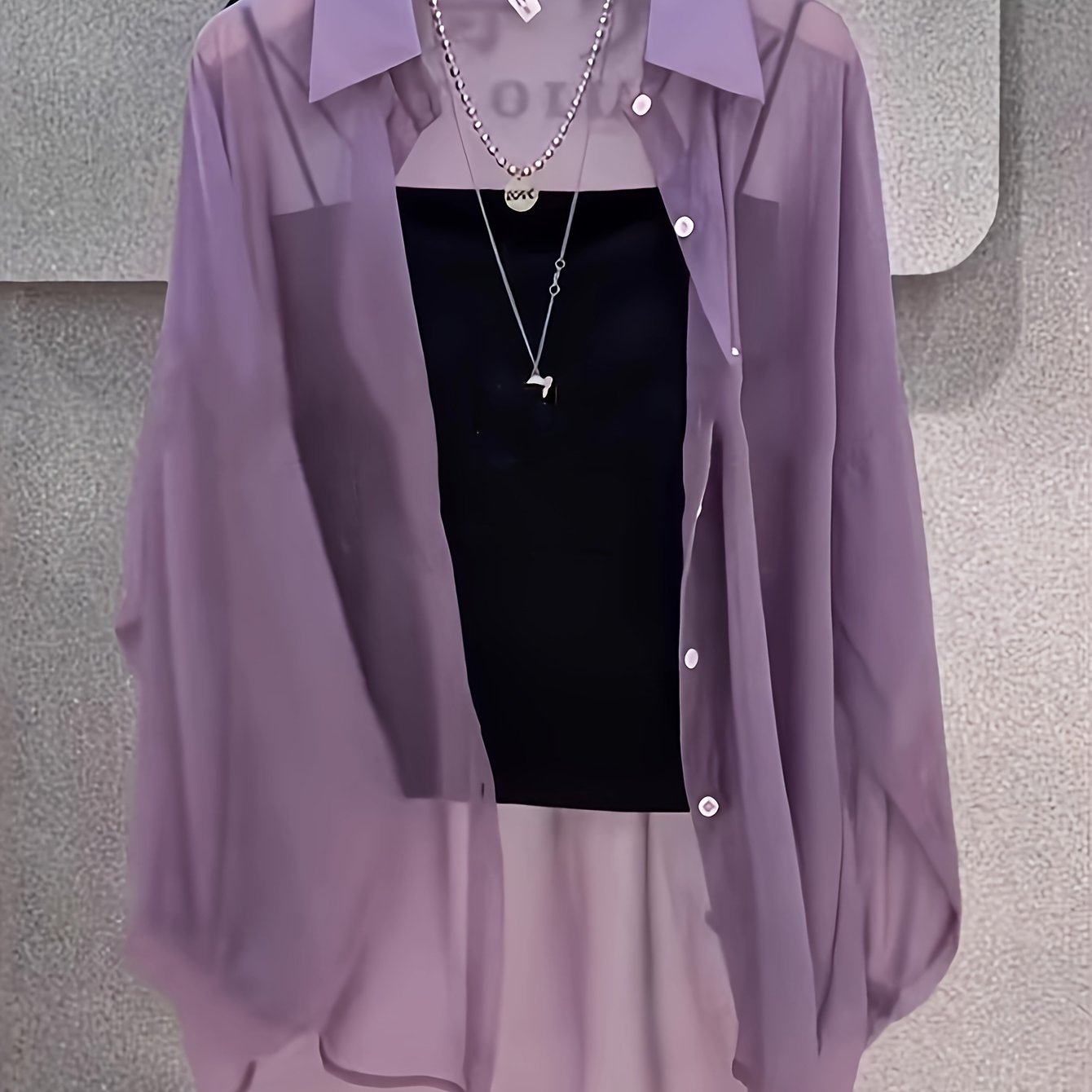 Damen Elegantes Lagenlook Blusenset mit Bandeau-Top – Modisches Zweiteiler-Outfit für Büro und Freizeit