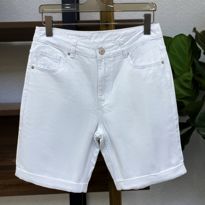 Herren Slim Fit Denim Shorts im modernen Stil für Freizeit und Alltag