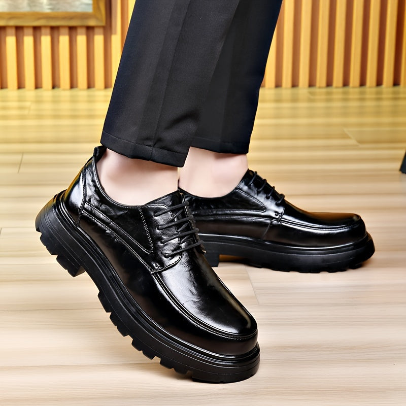 Herren Elegante Business-Schnürschuhe – Klassischer Vintage-Stil für Alltag & Büro