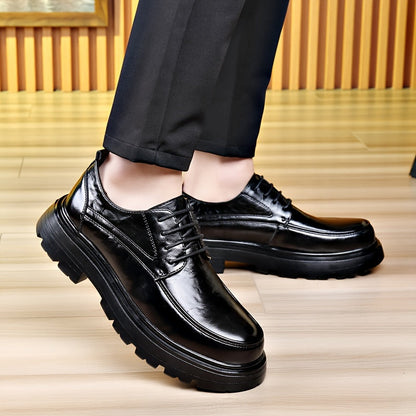 Herren Elegante Business-Schnürschuhe – Klassischer Vintage-Stil für Alltag & Büro