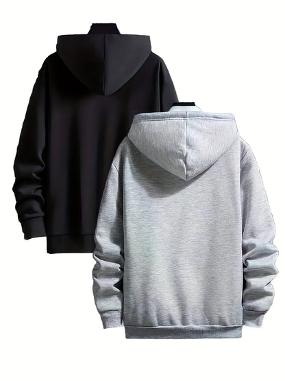 Unisex Kapuzenpullover gefüttert mit Kängurutasche – Verschiedene Farben