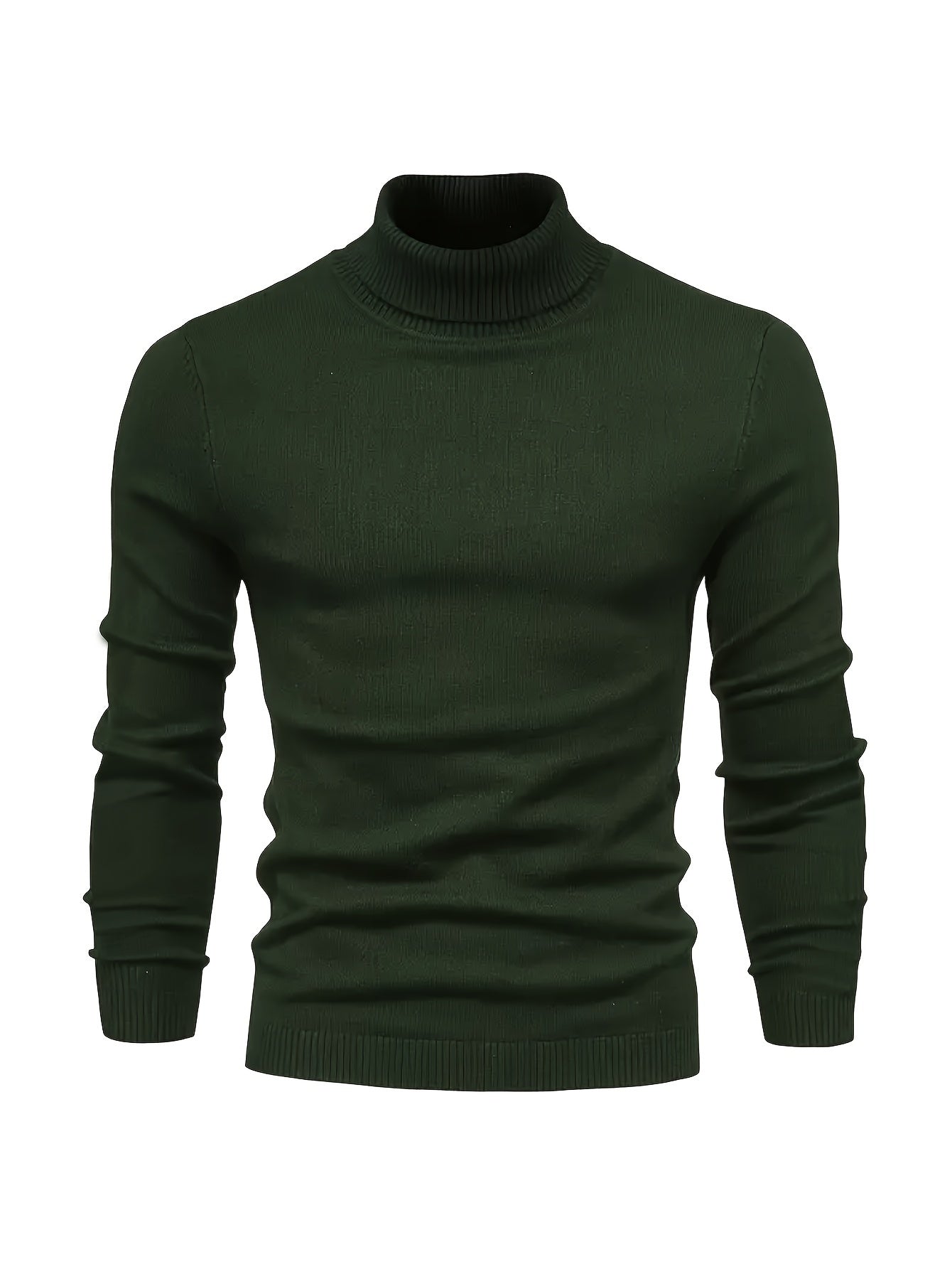 Herren Rollkragenpullover Slim Fit Modern Stil – Perfekt für Business und Freizeit