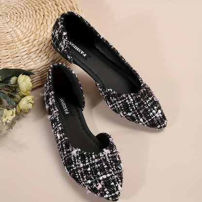 Damen Elegante Ballerinas mit Spitze – Klassische Flats für Alltag und Büro