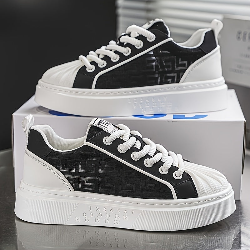 Herren Sneaker mit Plateau und modernem Design – Streetstyle Freizeitschuhe