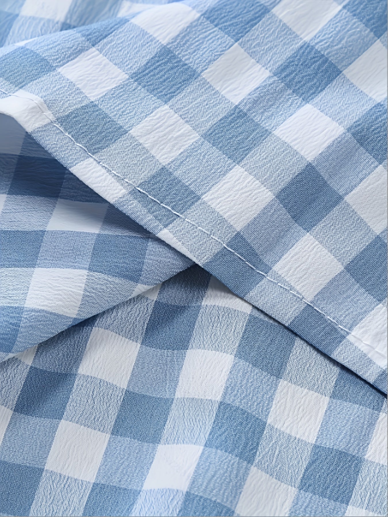 Herren Kurzarm-Hemd Kariert – Modisches Freizeit- und Business-Outfit