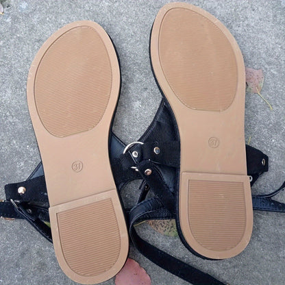 Damen Sandalen mit Zehentrenner und Schnallenverschluss – Elegante Sommerschuhe für Freizeit & Alltag