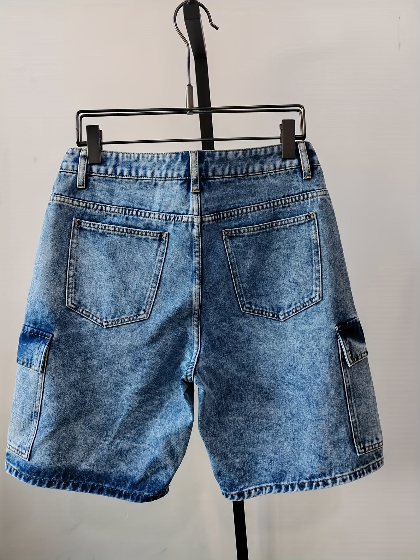 Herren Cargo Shorts im Vintage-Look – Lässige Denim-Shorts mit Taschen für Alltag und Freizeit