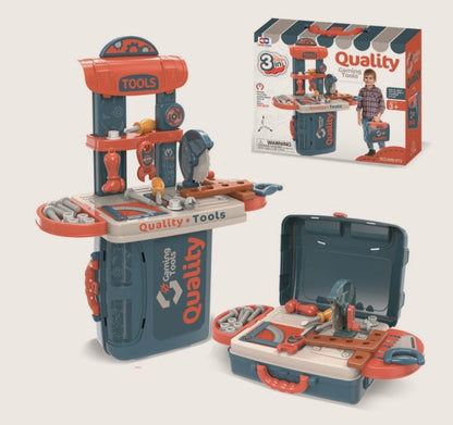 Kinder Spielküche 3-in-1 Little Chefs Set – Rollenspiel-Küchenset für Jungen und Mädchen, ab 3 Jahren