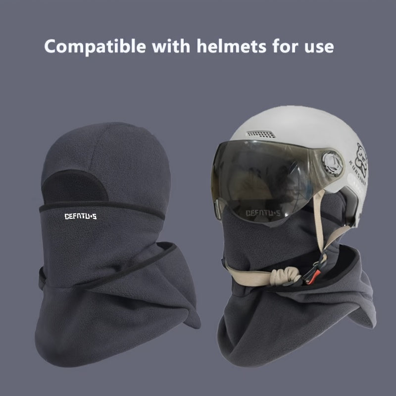 Sturmhaube Kapuzen-Balaclava aus Fleece Winddicht Warm für Wintersport