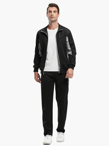 Herren Trainingsanzug Set Sportlich Freizeit Jogginganzug