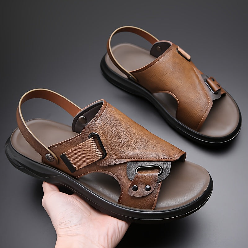 Herren Freizeitsandalen – Offene Sommerschuhe mit modischer Schnalle, ideal für Urlaub und Alltag