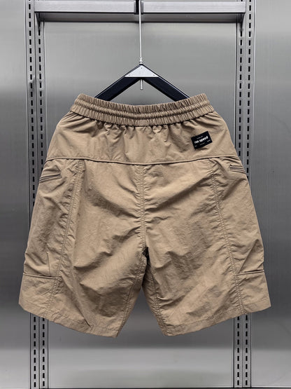 Herren Utility Cargo Shorts mit Reißverschlusstaschen – Urban Athleisure Style