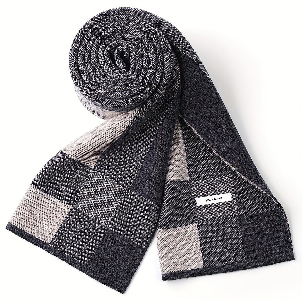 Unisex Winter Schal Kariert Weich Gemustert