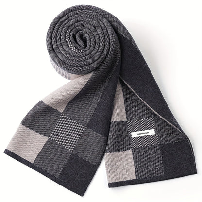 Unisex Winter Schal Kariert Weich Gemustert