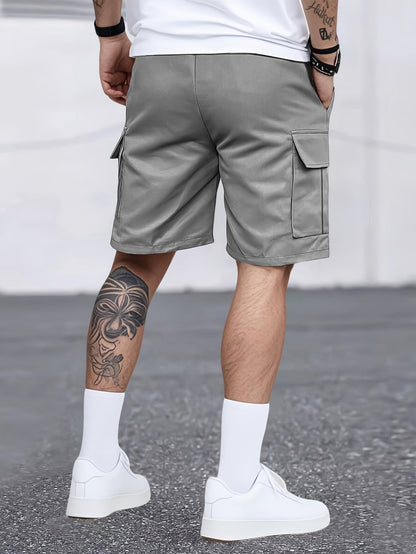 Herren Cargo Shorts Freizeit Streetwear mit Tasche – Lässige Sommer Bermuda für Alltag und Sport