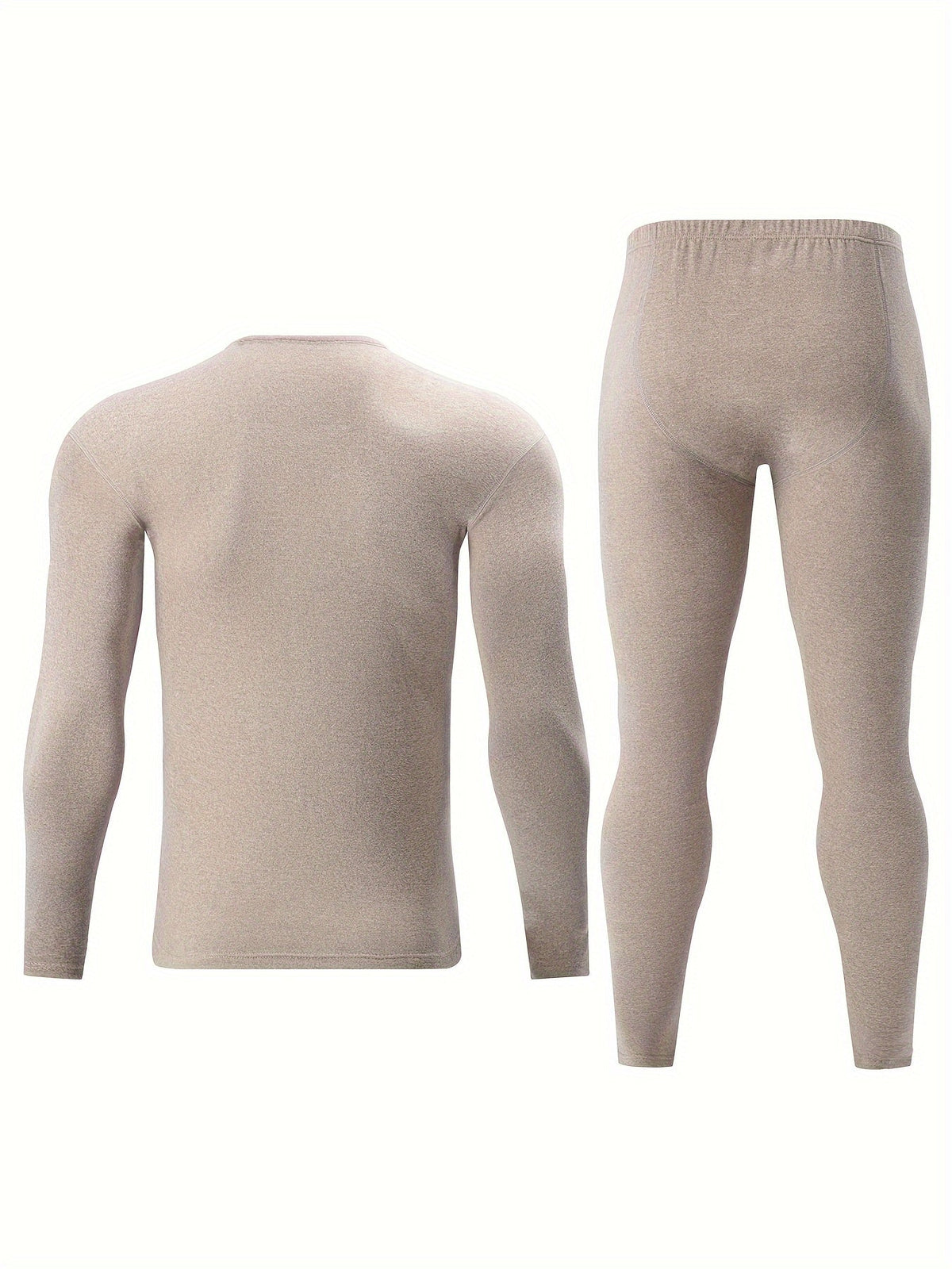Thermo Unterwäsche Set Herren 2-teilig Langarmshirt & lange Unterhose Basic Warm