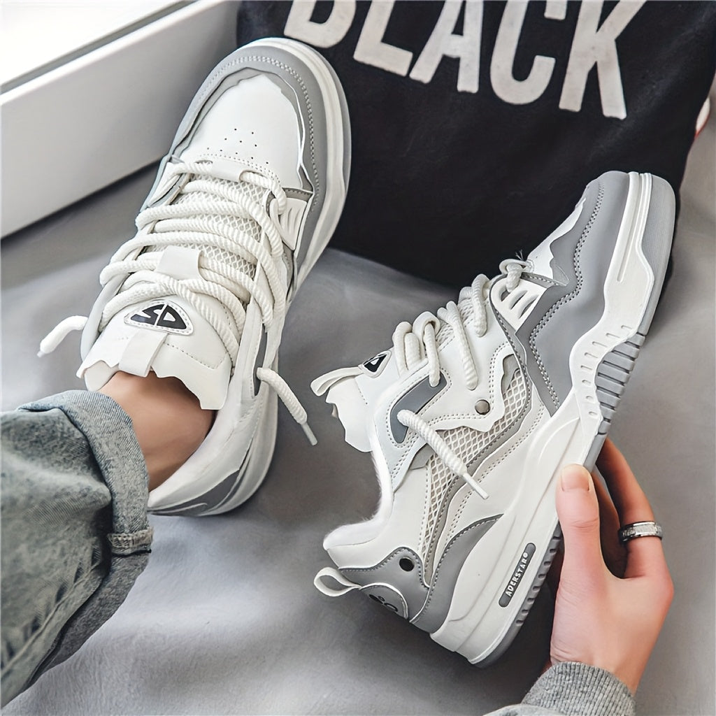 Chunky Sneaker mit Plüschfutter und Schnürung, Herren & Unisex