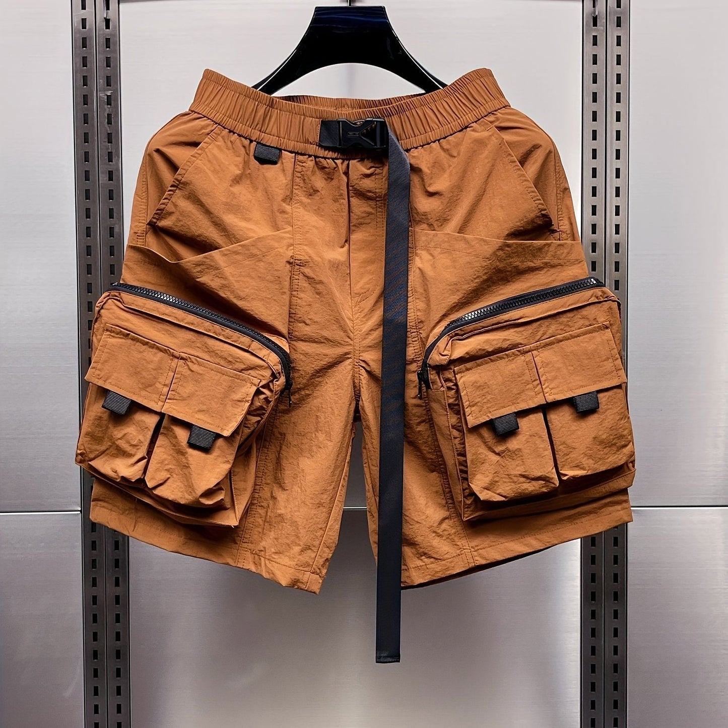Herren Utility Cargo Shorts mit großen Taschen – Streetwear & Outdoor Style