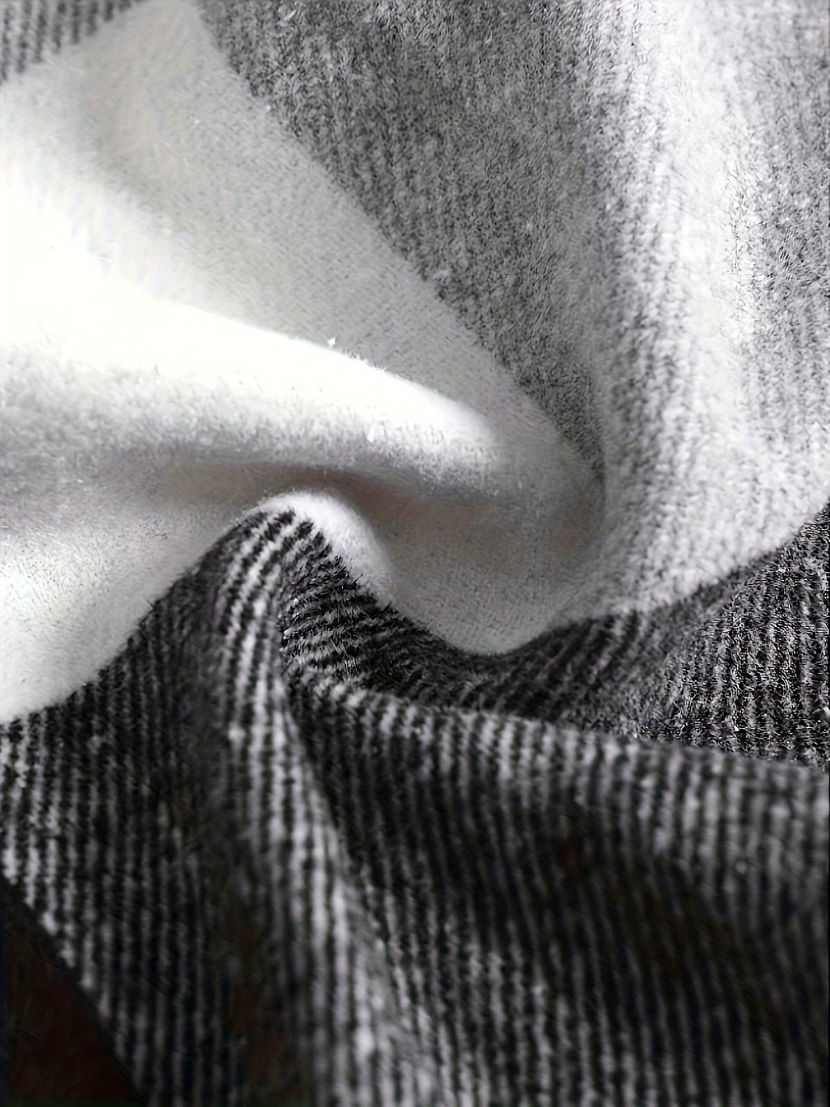 Herren Kariertes Hemdjacke mit Kapuze, Langarm, Knöpfen und Brusttasche