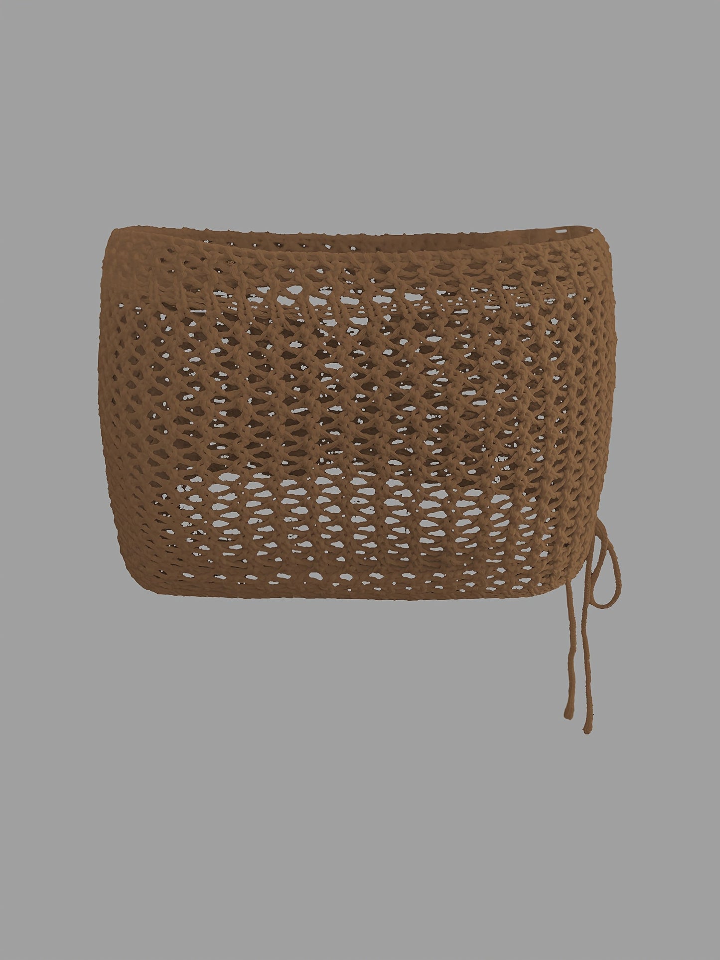 Damen Boho Minirock Häkel-Optik – Strandrock mit Muschelgürtel, Festival- und Urlaubsstyle