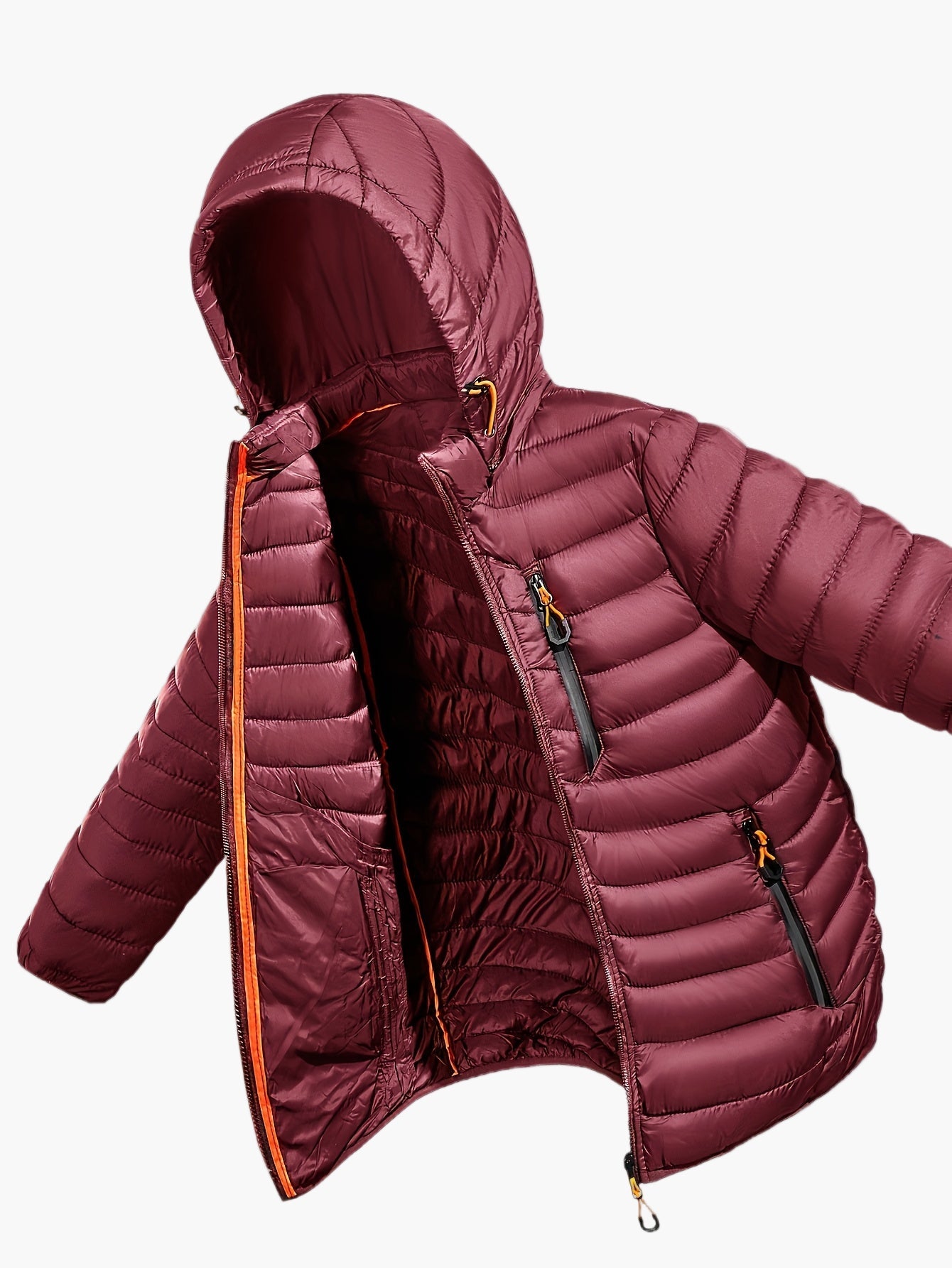 Herren Steppjacke mit Kapuze für Outdoor und Freizeit – Leicht & Warm