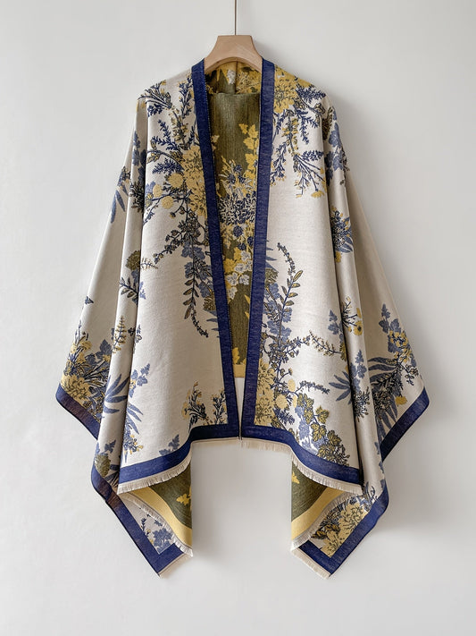 Damen Kimono Cardigan im floralen Boho-Stil – Elegante Überwurfjacke für Freizeit und besondere Anlässe