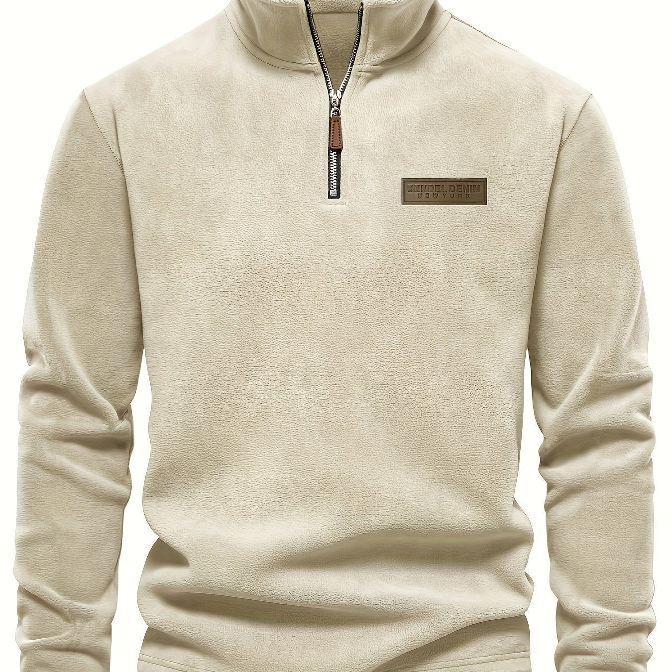 Herren Quarter-Zip Pullover – Moderner Freizeit-Look mit Stehkragen und Minimalistischem Design