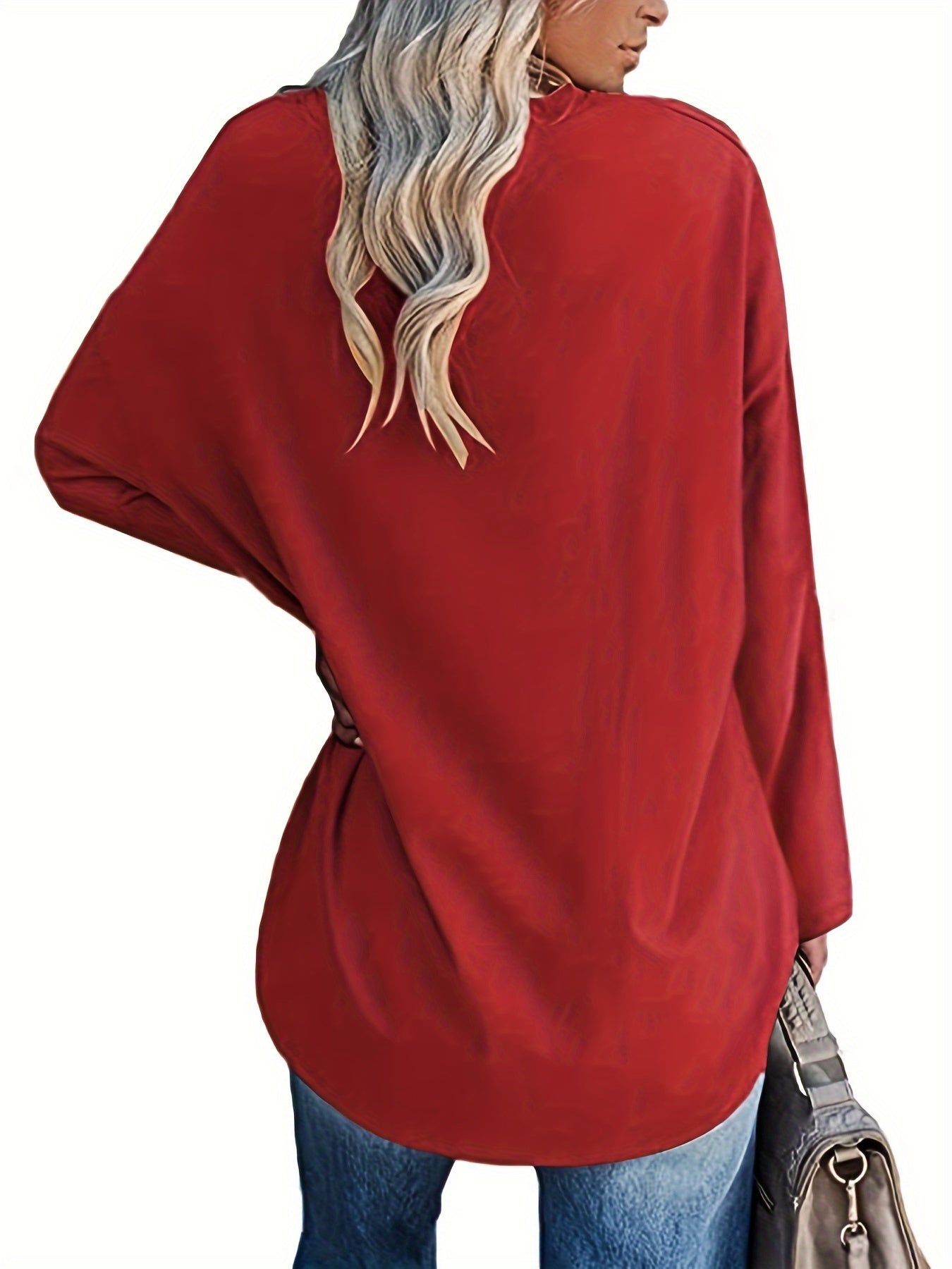 Damen Langarmshirt Oversize mit Katzenmotiv und Pfotenabdruck Rundhalsausschnitt Freizeitshirt
