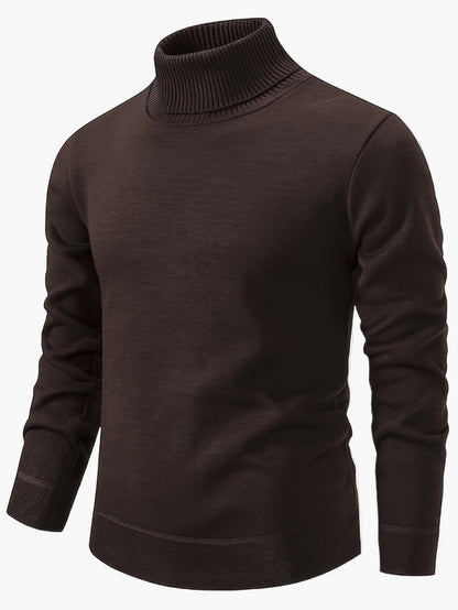 Herren Rollkragenpullover mit modernem Slim-Fit