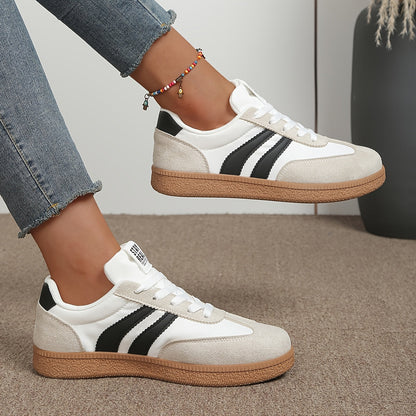 Damen Retro Sneaker Freizeit Stil – Bequeme Turnschuhe für Alltag & Streetwear