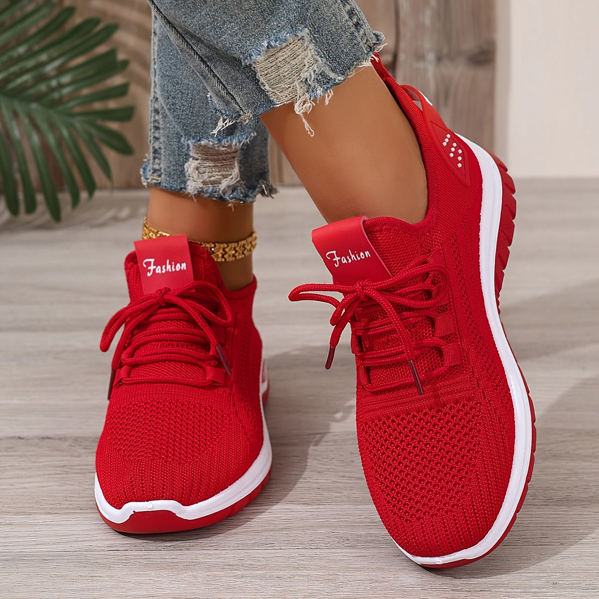 Damen Komfort-Sneaker für Freizeit & Sport – Atmungsaktive Low-Top Schuhe