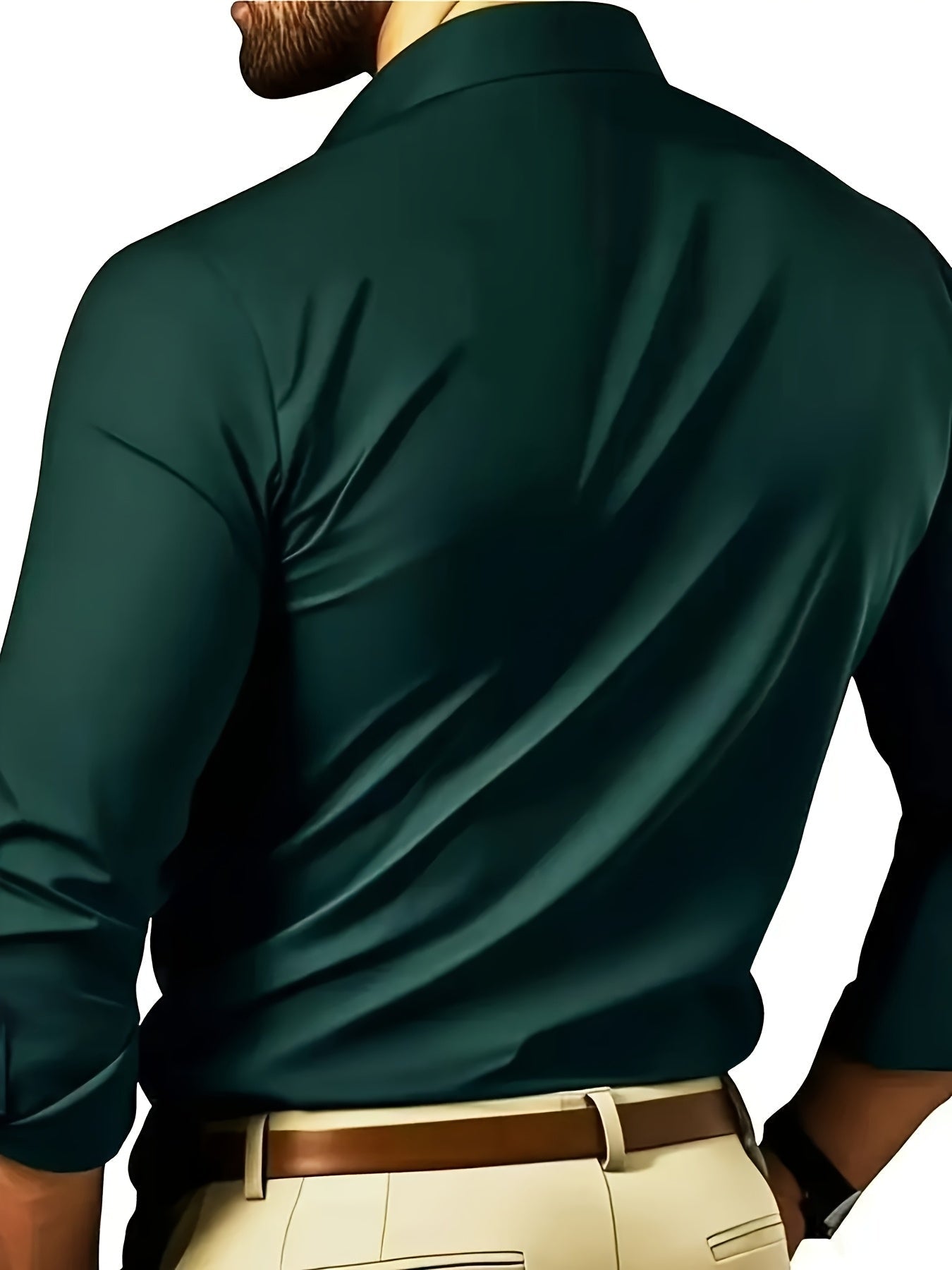 Herren Business Slim Fit Hemd – Elegantes Langarmhemd für Büro und Freizeit