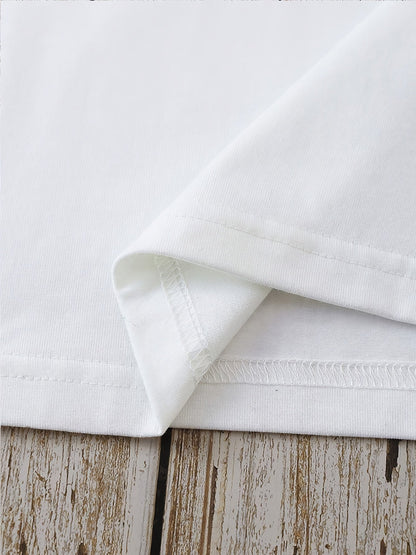 Damen T-Shirt mit floraler Boho-Feder Grafik – Modisches Freizeitshirt für Frühling und Sommer