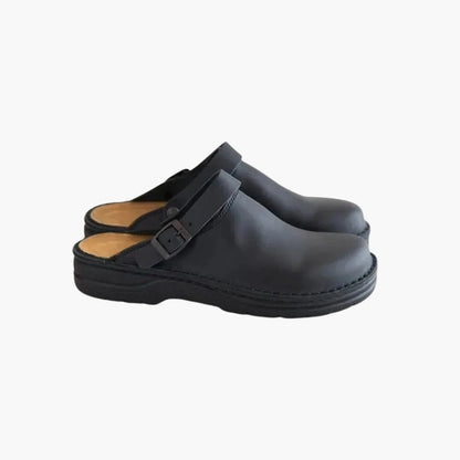 Herren Clogs Slip-On Pantoletten – Bequeme Lederschuhe für Alltag und Freizeit