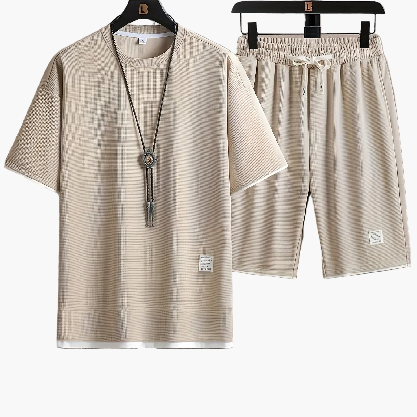 Herren Freizeit Set – Modernes T-Shirt und Shorts für Alltag & Sport