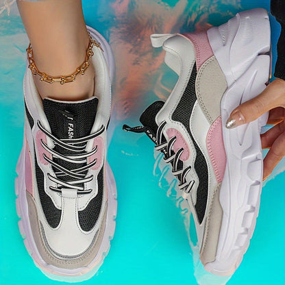 Damen Chunky Sneaker im Trendy Sport-Style für Freizeit & Alltag