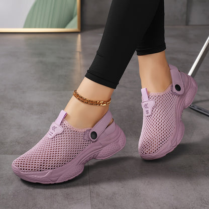 Damen Slip-On Sportliche Clogs – Bequeme Freizeitschuhe mit Fersenriemen