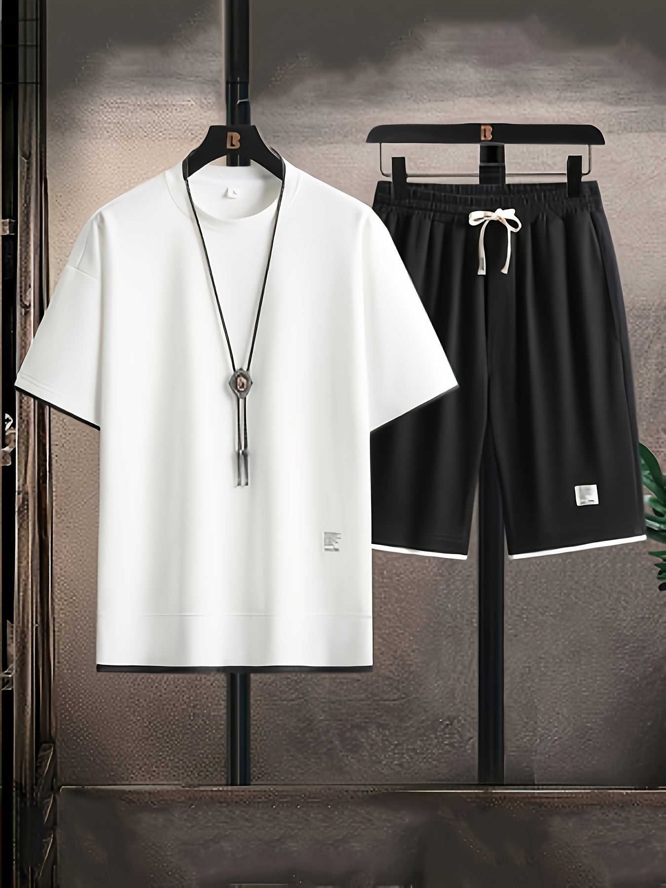 Herren Freizeit Set – Modernes T-Shirt und Shorts für Alltag & Sport