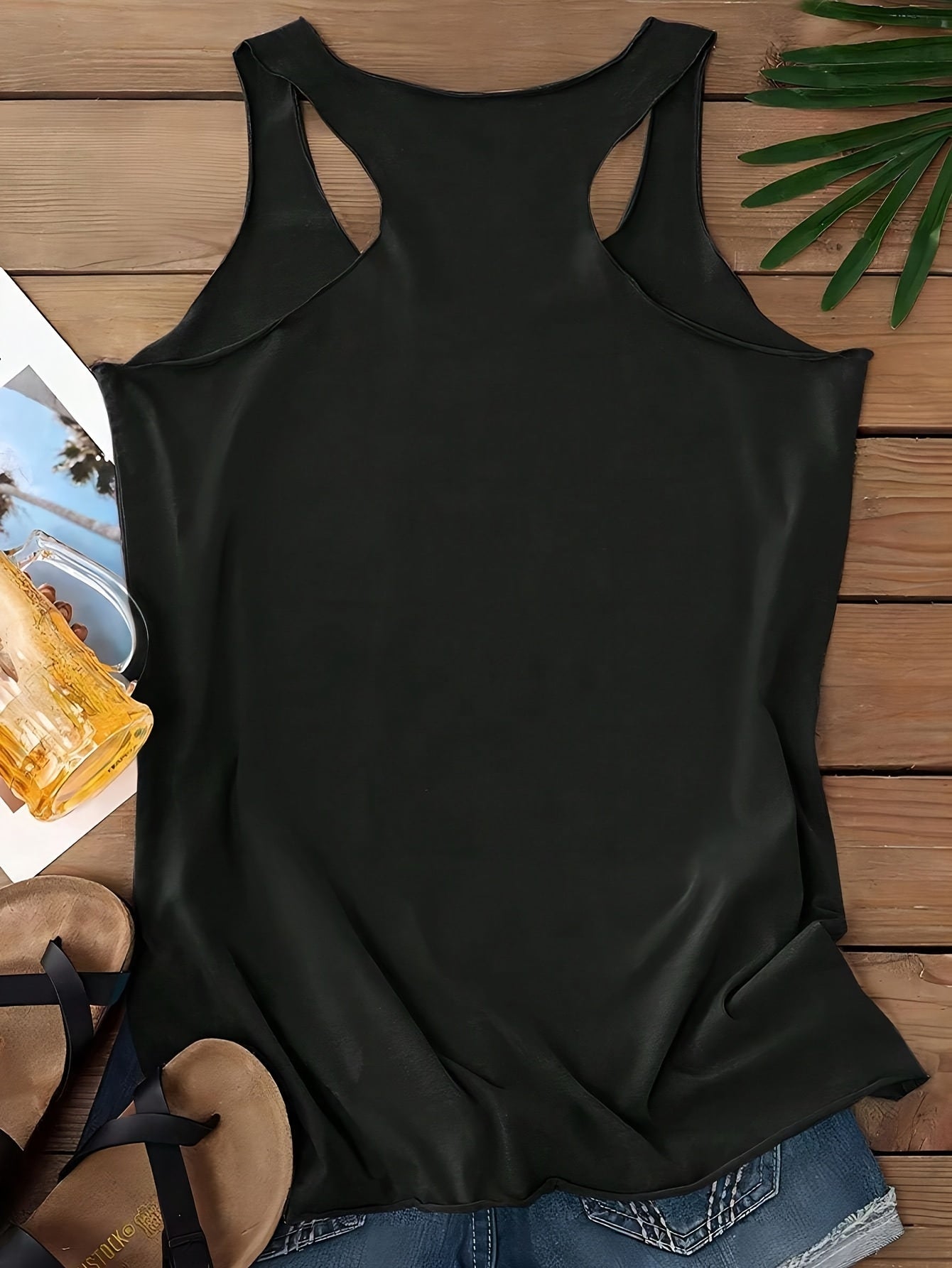 Damen Tanktop mit Statement-Print NO. – Lässiger Grafikstil