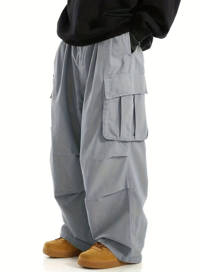 Herren Weite Cargo-Hose Streetwear Urban Style