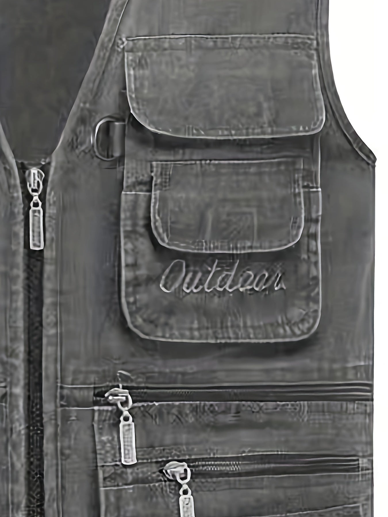 Herren Outdoor Freizeit Weste mit vielen Taschen – Angler-, Reise- & Fotografie-Weste, Utility Style