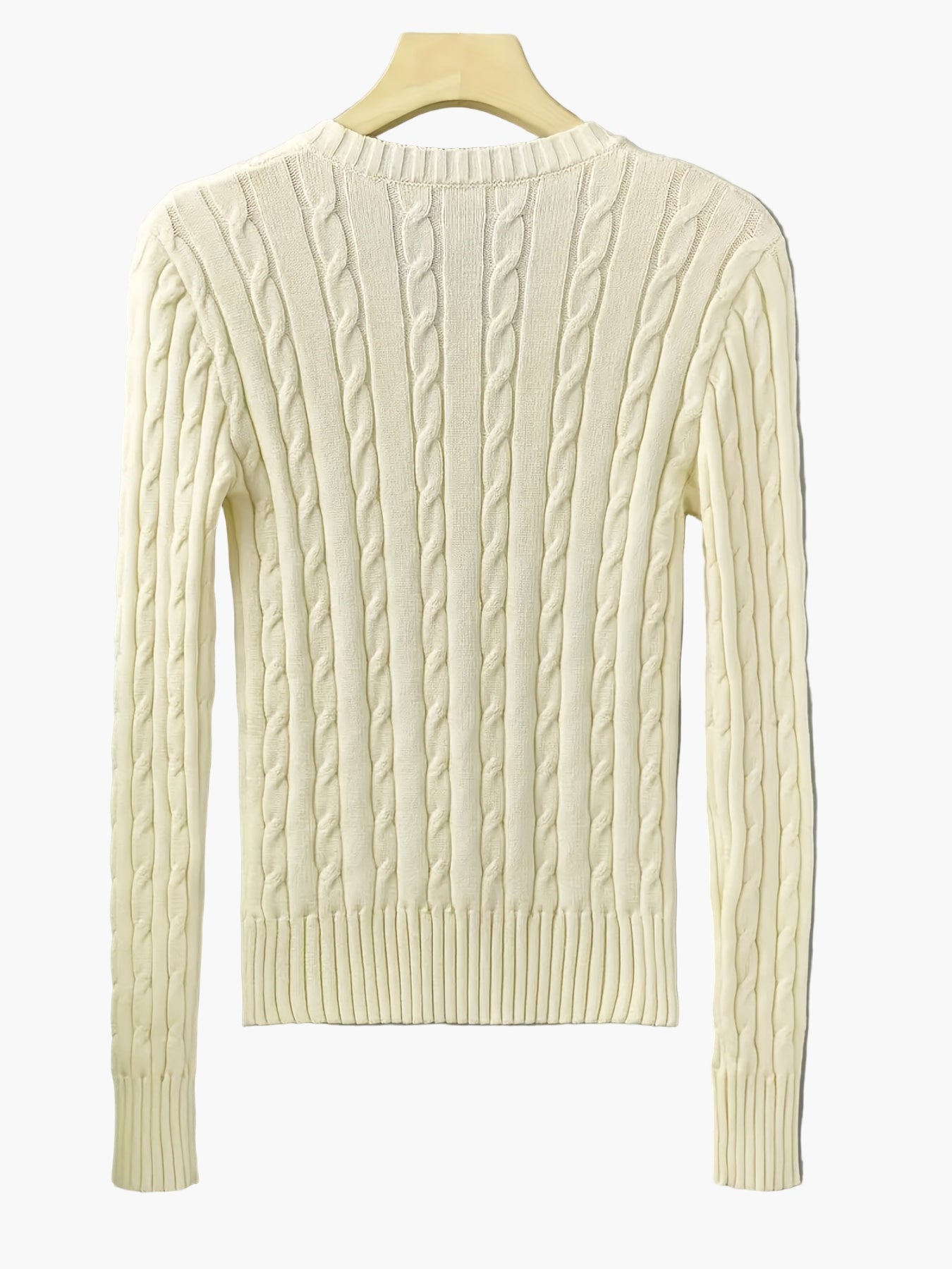 Damen Strickpullover mit V-Ausschnitt – Eleganter Freizeit-Look für Alltag & Büro