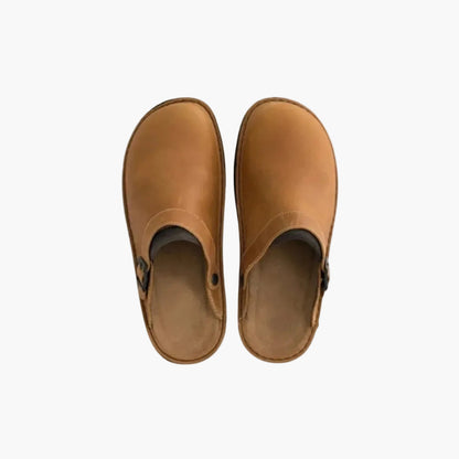Herren Clogs Slip-On Pantoletten – Bequeme Lederschuhe für Alltag und Freizeit