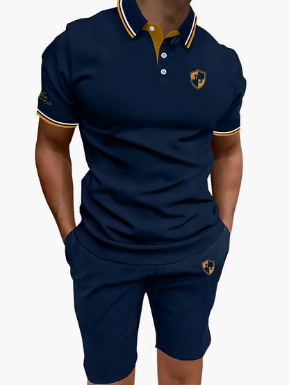 Herren Polo Short Set – Sportlich Elegantes Freizeit Outfit für Alltag und Sommer